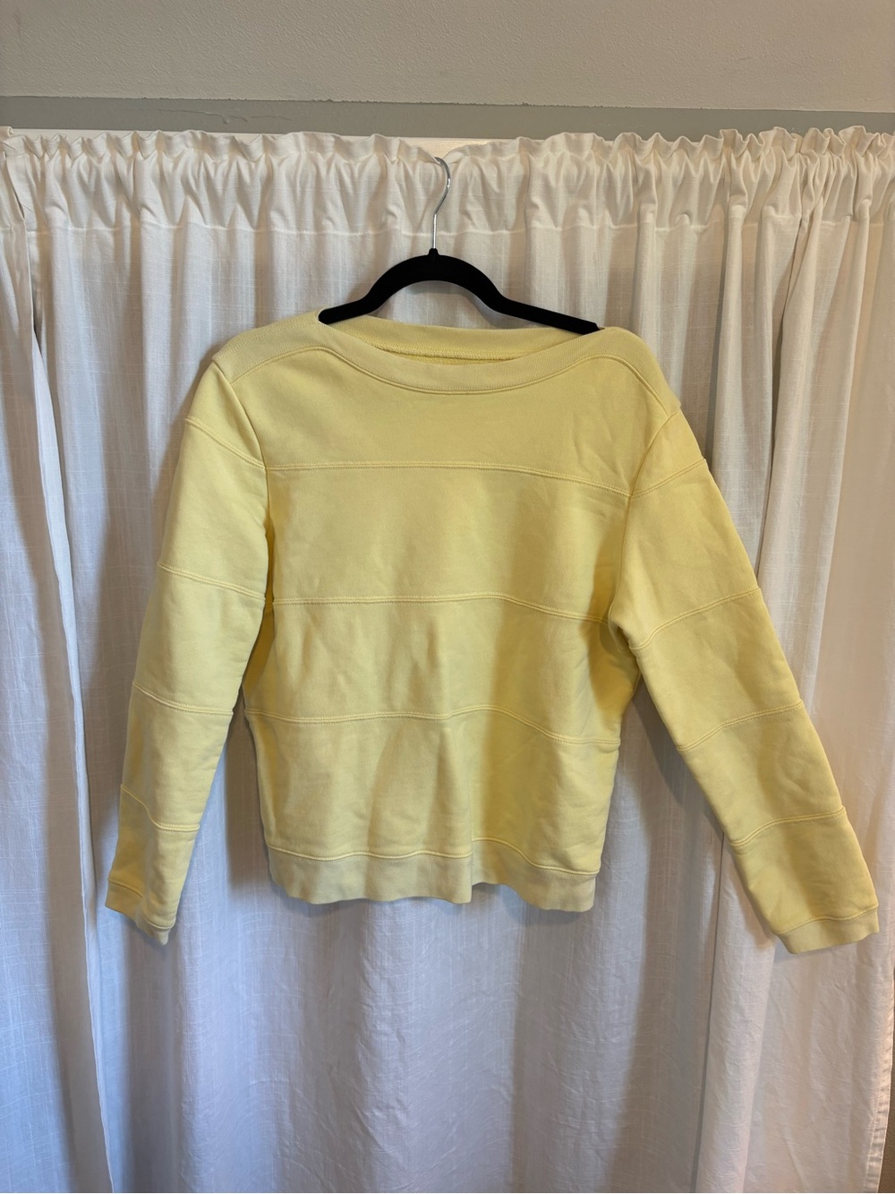 Women's Soft Yellow Pullover Sweatshirt